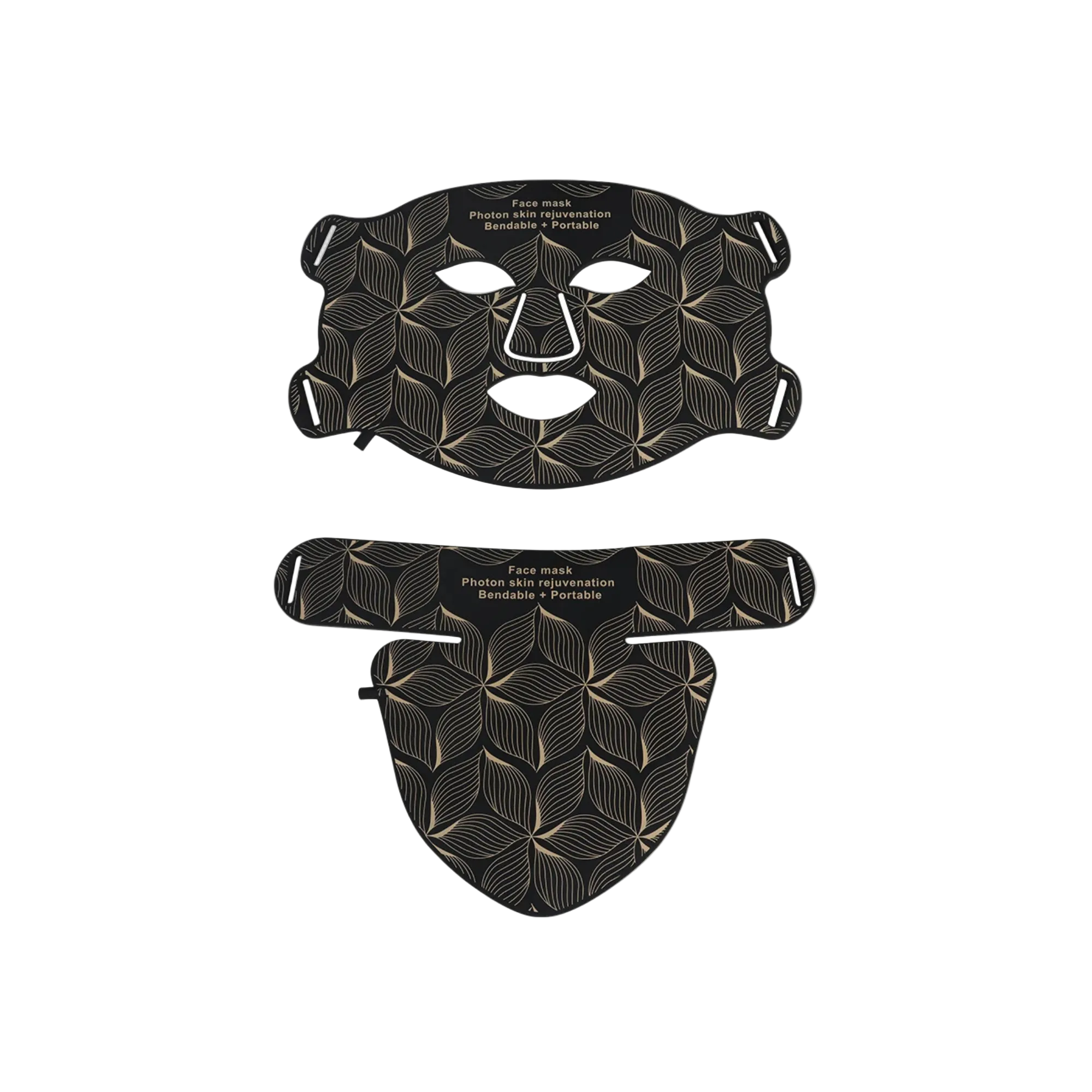 Silicone LED Facial Mask with Neck Cover