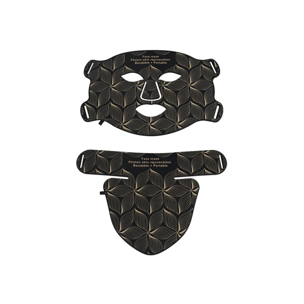 Silicone LED Facial Mask with Neck Cover